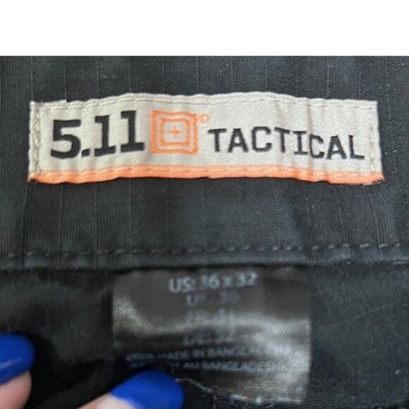 5.11 Tactical Pants Men's 36x32 Cargo Series 74369 Utility Security Combat Black - Picture 11 of 13
